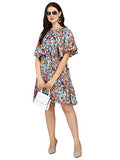 Oomph! Women'S Western & Fusion Wear Western Dresses For Women Blue - Md317,Aegan BlueApparel,L