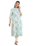 Libas Women'S Cotton Printed Regular Kurta (29416O Off White