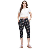 Trylo Cotton Fabric Relaxed Fit Printed Capri-7065 - Xl,Printed,,B0D8H1JHCY