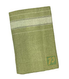 Prakasam Cotton Mens Single (1.28 X 2.00 Mtrs) Colour Thalapathi Border Dhoti/Fine Quality Single Dhoti (Mild Green)