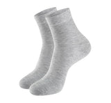 Mukhaksh (Pack Of 1 Pair = 2 School Socks Boys Cotton Melange Grey Ankle Length School Socks