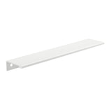 Richelieu BP989819230 Lincoln White Cabinet Handle 7 9/16 inch Center to Center Cabinet Edge Pull, Modern Drawer Pull for Kitche