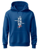 ADRO Hoodies for Men 320 GSM Soft Cotton Hoodie Fabric Long Lasting Printed Hoodies for Winter | Mens Hoodies | Sweatshirt for Men|H24-FTR-RB-XL Royal Blue,Royal Blue
