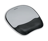 Memory Foam Mouse Pad/Wrist Rest Silve