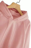 Toplot Women'S Wool Blend Solid Hoodie With Hooded Neck & Full Sleeve (Hoodie-5047-Peach-L),Peach,,B0BLZ95RCV