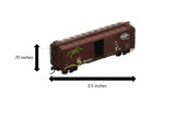 Bachmann Industries Missouri Pacific Herbie Aar Steel Box Car (N Scale), 40'