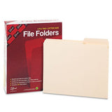 Smead 10386 Guide Height Folder 2/5 Cut Right Reinforced Top Tab Letter Manila 100/Box