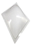BriRus SL2222W 22 Inch x 22 Inch Rectangle White RV Parts