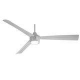 MINKA-AIRE F626L-GRY Skinnie 56 Ceiling Fan with Integrated LED Light in Grey Finish