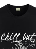 ADRO Mens Nature Graphic Tshirt - Premium Cotton T-Shirt with Stunning Nature Design - Best for Outdoor Enthusiasts Print Black T Shirt|RN24-CHILL-BL-M,Black