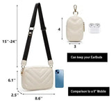 Adisa Women'S Girls Cross Body Sling Bag With Pouch (Sl5127_Off White),Off-White,,B0CSGV7S4X