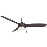 MINKA-AIRE F670L-ORB Airetor III 54 Ceiling Fan with LED Light and Pull Chain in Oil Rubbed Bronze Finish