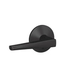 Schlage Custom FC172 ELR 622 KIN Eller Non-Turning Lever with Kinsler Trim, Matte Black