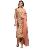 Libas Women'S Silk Blend Kurta Set (36873 Orange