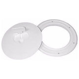 T. H. Marine T & H Marine Supply 6 Cam- Out Deck Plate - Polar White (DPCAM-6-2-DP), Black