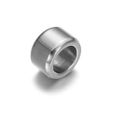 HALLEBEADS 10pcs Stainless Steel Spacer Hair Beard Beads Loose Beads for DIY Jewelry Accessories Bracelet Assembly (Style 31)