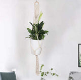 Happy Payal Traders,Macrame Plant Indoor Outdoor Plant Hanging Planter Basket Flower Pots Holder Basket Wall Art Boho Home Decor