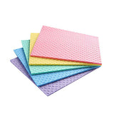Sold_By_Cheapnwork Reusable Cleaning Cellulose Sponge Cloths Absorbent Wipes Clean Kitchen Car Dish Eco-Friendly Dishcloth Hand