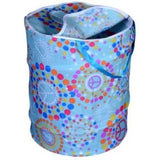 Unique Gadget Multicolor Attractive Round Shape Foldable Small Laundry Bag CNJHUSL