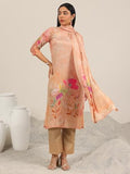 Libas Women'S Silk Blend Kurta Set (400299_Peach_L)