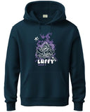 ADRO Hoodies for Men | Printed Hoodie for Men | Cotton Hoodie | Luffy Hoodie Gear 5 | Sweatshirt for Men | Anime Hoodie | H24-LUFFY-SB-2XL Teal,Teal