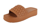 Ortho Joy Eva Sliders For Women || Waterproof & Everyday Flip Flops For Ladies || Slippers With Cushion Foot Bed || Anti-Slip Sole || Sweat Free || Super Flexible,Tan,5,B0DQTVHBX5