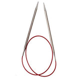 ChiaoGoo Red Lace Circular 32 inch (81cm) Stainless Steel Knitting Needle Size US 6 (4mm) 70326