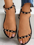 Shoetopia Girls Snd-122 Black Flat Sandal - 7 Uk (Girls-Snd-122-Black),Black,7,B0CQK7691Y