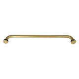 Top Hardware Stainless Steel 18'' (Center to Center) Round Single Side Shower Door Towel Bar Handle, Single-Sided, Satin Gold Fi