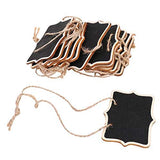 Enakshi 10pcs Mini Wooden Blackboard Chalkboard Hanging Rectangle Message Board|Home & Garden | Home Decor | Message Boards & Ho