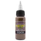 Radiant Colors Tattoo Ink Professional Tattooing Inks Fluid Vegan Pigments 1/2 oz Half Ounce Coco
