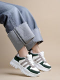 Shoetopia Smart Casual Comfortable Green Sneakers For Women & Girls /Eu38,Green,5,B0F7LXMVJ8