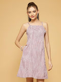 Oomph! Women'S Western & Fusion Wear Dresses For Women Purple - Md898,Digital Lavender,Digital Lavender,Xl