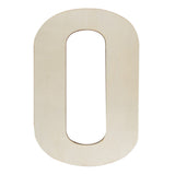 Wooden Letters 12 Inch, Big Wooden Letter O Shapes Cutouts Blank Unfinished Large Wood Alphabet Letters for DIY Crafts Wall Deco