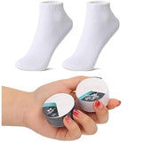 Niyanetail Disposable Compression Travel Socks For Men & Women | Portable Reusable Breathable Cotton Compressed Socks For Travel