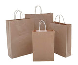 EOAST ECO FRADELY Disposable Brown Kraft Paper Bags Twisted Paper Handles it is Gifting Bags or Thank You Bags for Return Gift S