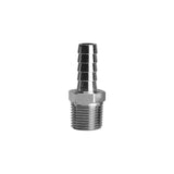 Beduan Stainless Steel 1 Hose Barb to 1 Male NPT Home Brew Fitting Water Fuel Air