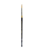 KINGART Premium Original Gold 90006 Round Series Artist Brush, Golden Taklon Synthetic Hair, Short Handle, for Acrylic, Waterco