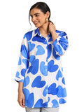 Libas Women'S Silk Blend Printed Regular Tunics (98166 White