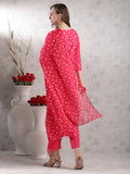 Gosriki Women'S Rayon Blend Straight Printed Kurta With Pant & Dupatta (Stree Pink-Vks02-Gs_M_Pink_Medium),Pink,,B0DJWFMCQ6