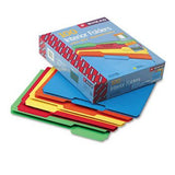 Smead Interior File Folders FOLDER,LTR INT 1/3,AST (Pack of3)