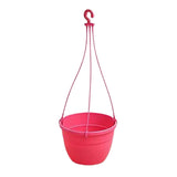 Hug A Plant | Corsica Hanging 18Cm Plastic Pot For Home & Garden (Pack Of 1) (7Inch|18Cm) (Pink)