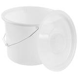 DMI Bedside Commode Replacement Bucket with Lid & Handle, Easy to Clean, Durable or Sturdy, Holds up to 12 Quarts, Universal Pai