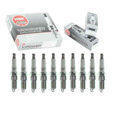 10 pc NGK V-Power Spark Plugs compatible with Ford F-350 Super Duty 6.8L V10 1999-2004