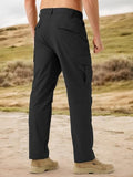 Toplot Men'S Functional Straight-Fit Cargo Pants (Men-Zip-Cargo-5216-Black-34),Black,34,B0DQYCBHXX