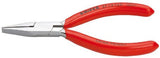 KNIPEX Tools 37 13 125 Smooth Jaw Flat Nose Electronics Pliers, 5Inch