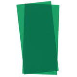 Green Transparent Sheet 6X12X.010 2 pc