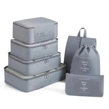 Right Products Travel Accessories Clothes Storage Bag Luggage Packing Organizers For Travel 7Pcs Set Packing Cubes, Toiletry Bag