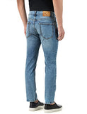 INKD Men's Lightweight & Stretchable Regular Fit Jeans,Sky Why