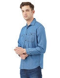 Inkd Men'S Lightweight Denim Shirt,Denim Divine,Denim Divine,Xl
